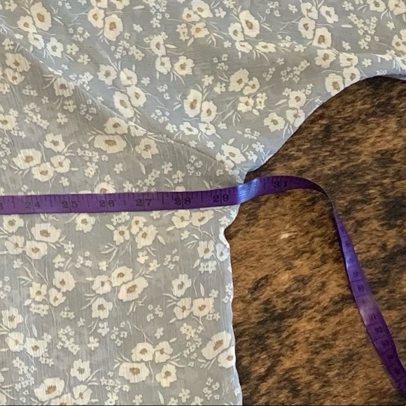 Maurice size 2 (plus) blue with floral cover up/cardigan crochet lace detail - Picture 5 of 6